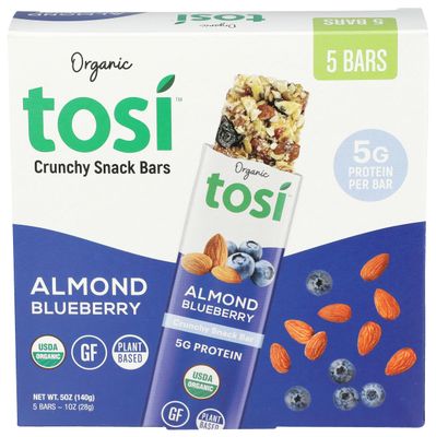 TOSI Organic Almond Blueberry Superbites, 4 OZ