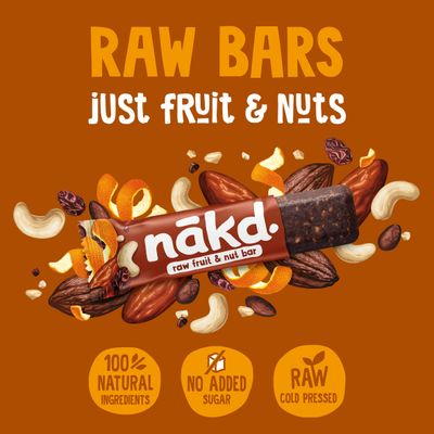 NAKD Cocoa Orange Bar, 35 GR