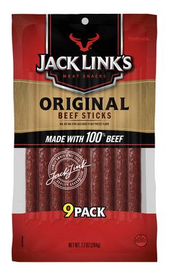 Jack Links, Beef Sticks, Original, 9 Pack , 7.2 Ounce