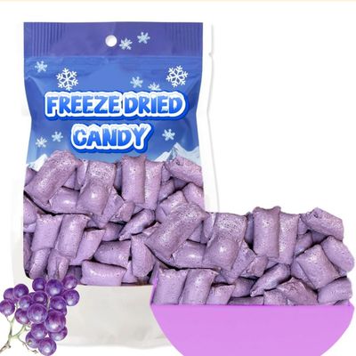 Air Taffy Candy Freeze Dried Airheads Grape Sour Treat Gift Tasty Intense Flavour Pieces Deliciously Freeze-Dried Candies Lightweight Great On The Go Pick Me Up Snacks Cut to Bite Size
