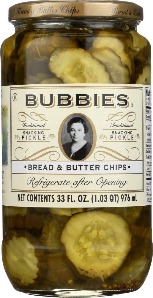 Bubbies Chips, Bread &amp; Butter 33 Fl OZ(Pack of 2)