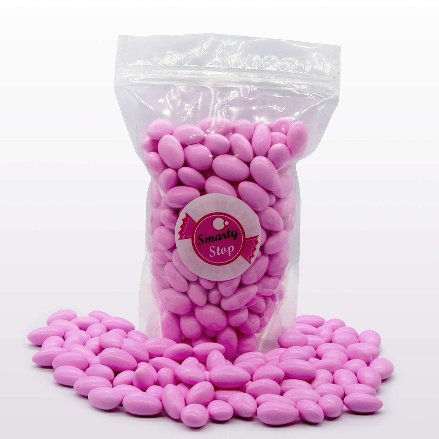 Smarty Stop Jordan Almonds (Light Pink - Pastel Colors, 5 Pound (Pack of 1))