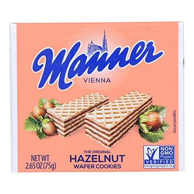 Manner - Wafer Hazelnut - Case of 12-2.65 Oz