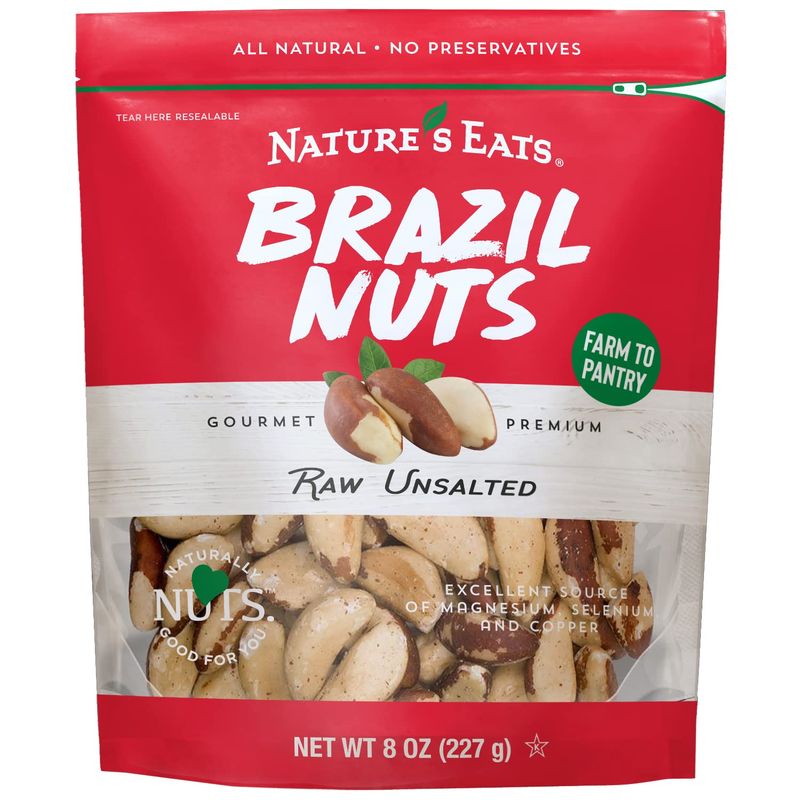 Nature&#39;s Eats Brazil Nuts, 8 Oz