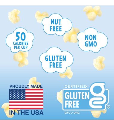Like Air Puffcorn Variety Pack (0.5 oz, Pack of 20), White Cheddar, Classic, Pancake, Cinnamon Bun, Sour Cream & Onion - 80 Calories, Gluten Free