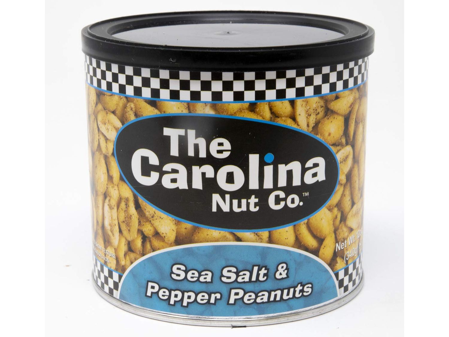 Carolina Nut Co. Hand-Roasted Peanuts in Your Choice of 8 Different Seasonings- 3/12 oz. Cans (Sea Salt &amp; Pepper)