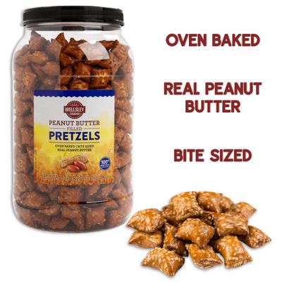 Wellsley Farms Peanut Butter Filled Pretzels, 50 Ounce