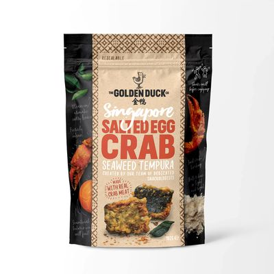 The Golden Duck Salted Egg Crab Seaweed Tempura