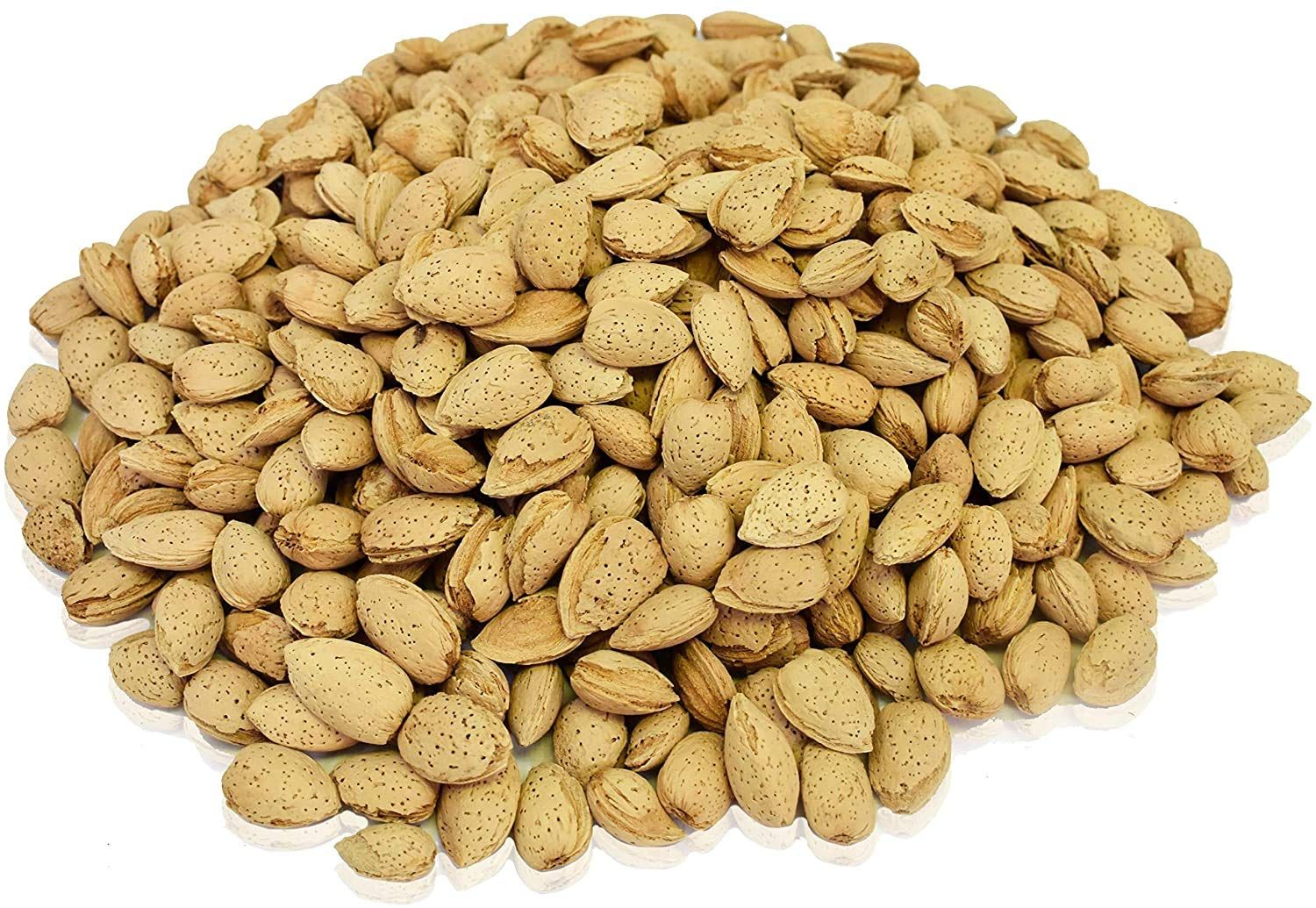 Anna and Sarah Almonds In Shell, Raw, Natural, Whole, Jumbo California Almonds, in Resealable Bag, 2 Lbs