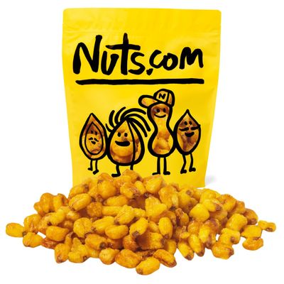 Nuts.com Toasted Corn - Roasted Non-GMO Crunchy Snack - Great for Charcuterie Boards, Chips, Popcorn, Crackers, Nuts in Resealable Bag (1 lb)