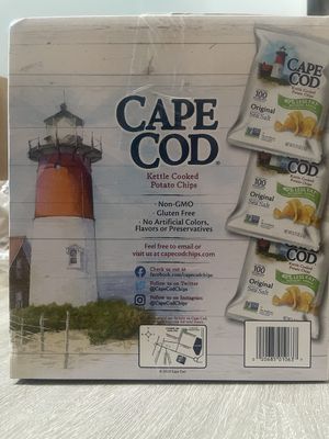 Cape Cod Kettle Cooked Potato Chips, Original, 0.75 oz, 24 ct