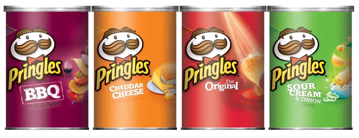 Pringles 1.42 Oz 4 Flavor Variety Pack - 12 Pack