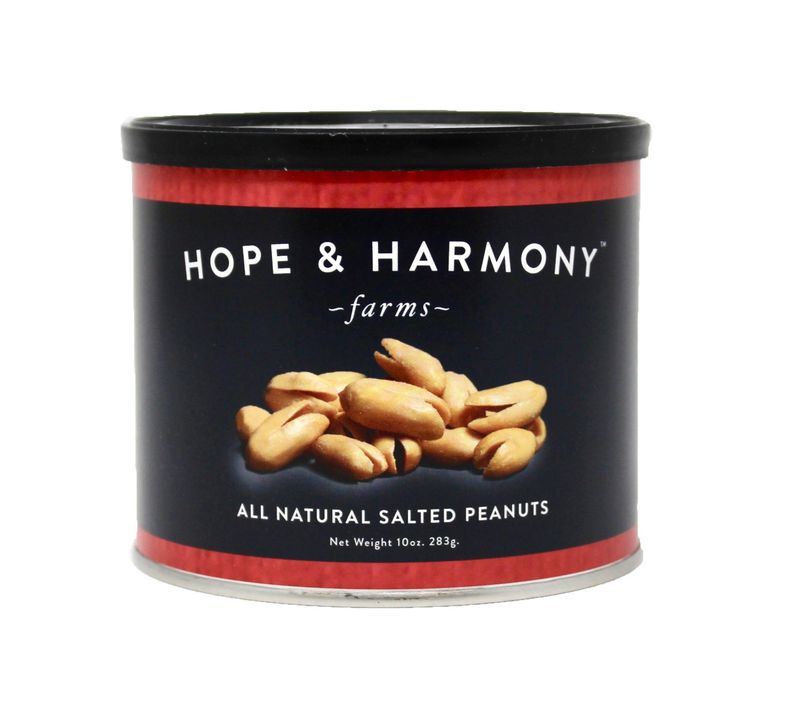Hope &amp; Harmony Farms, Salted Peanuts, 10 oz