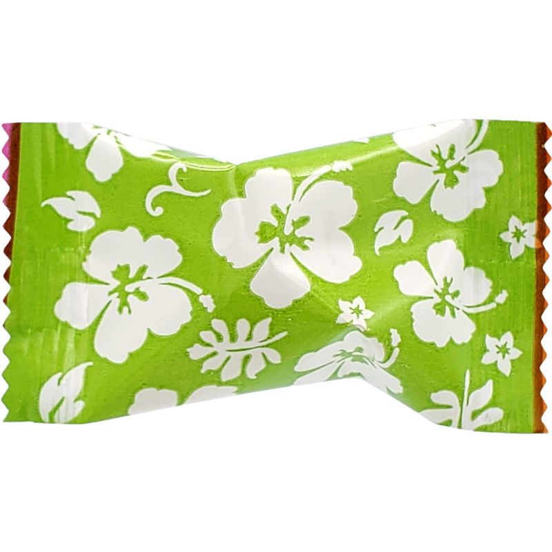 The Dreidel Company Luau Hibiscus Buttermints, Mint Candies, After Dinner Mints, Butter Mint Candy, Fat-Free, Individually Wrapped (55 Pieces)