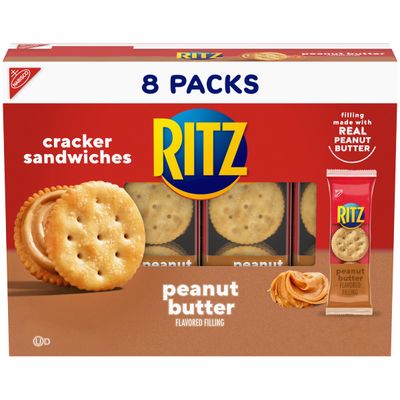 Nabisco Ritz Peanut Butter Sandwich Filled Crackers, 11.04 oz