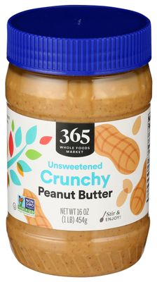 365 by Whole Foods Market, Peanut Butter Crunchy With Salt, 16 Ounce