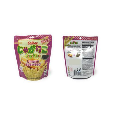 Calbee JagaRico Potato Sticks: Umami Seaweed, Hokkaido Butter and Original, 1 Pack of each flavor, 3 Packs total.