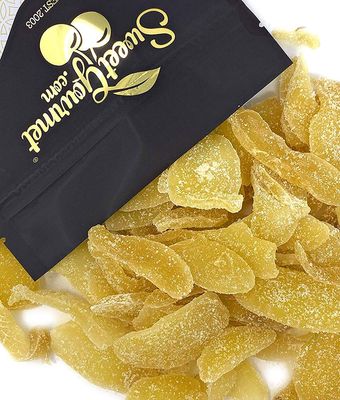 SweetGourmet Dried Crystallized Ginger  Candied Ginger Root Pieces  Sweet &amp; Spicy Snack 2 Pounds