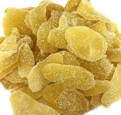 SweetGourmet Dried Crystallized Ginger  Candied Ginger Root Pieces  Sweet &amp; Spicy Snack 2 Pounds