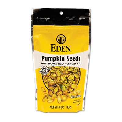Eden Organic Pumpkin Seeds, Dry Roasted, 4 Oz