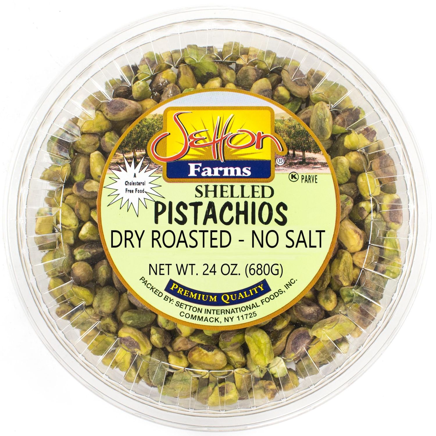 Setton Farms Shelled Pistachio Kernels, Dry Roasted No Salt, 24 Ounce (No Shells, Unsalted) (Also perfect for making Dubai Chocolate)