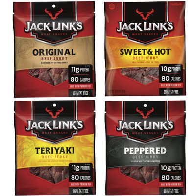 Jack Link&#39;s Beef Jerky, Classic Variety Pack, 4 Count