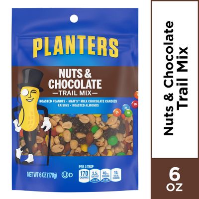 Planters Nuts &amp; Chocolate M&amp;M's (6 oz Bags, Pack of 12)