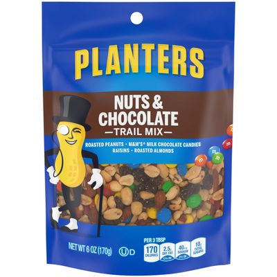 Planters Nuts &amp; Chocolate M&amp;M&#39;s (6 oz Bags, Pack of 12)