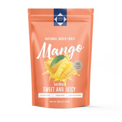 Natural Dried Mango - Premium Quality, Soft &amp; Chewy, Naturally Sweet, Gluten-Free, Vegan, Healthy Snack Option, High in Vitamins, 3.5OZ (100gram) - Authentic Taste of Thailand