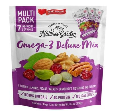 2 Set Nature&#39;s Garden Omega-3 Deluxe Mix with 7 Individual Packs Each