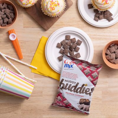 Chex Mix Muddy Buddies, Brownie Supreme, 4.5 Oz, (Pack of 7)