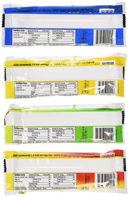 That's it Super Sampler, Pack of 12, (4 AppleMANGO, 2 AppleBlueberry, 2 ApplePear, 2 AppleCherry, 2 Apple Banana)