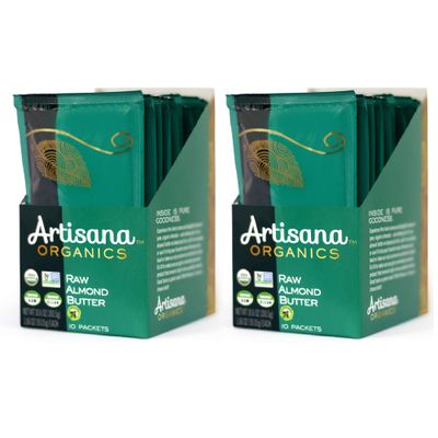 Artisana Organics Non GMO Raw Almond Butter, 20 Snack Pouches