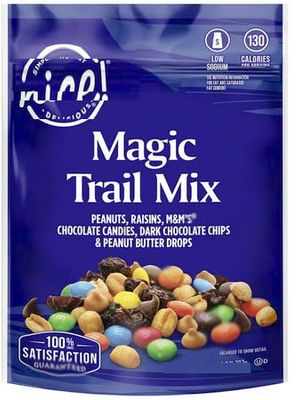 Magic Nice Nut Blend: Peanuts, Raisins, Chocolate Candies, Dark Chocolate Chips &amp; Peanut Butter Drops - Snack Snacking Food Classic Mountain Trail Mix