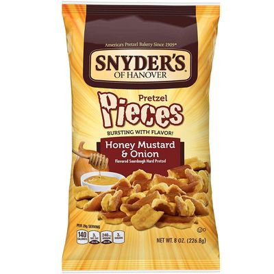 S-L Snacks National Snyder&#39;s of Hanover Pretzel Pieces, Honey Mustard and Onion , 8.0 oz