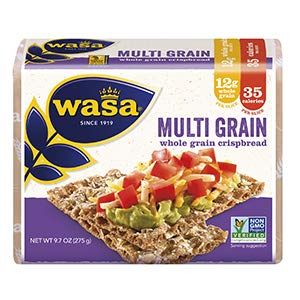 Wasa Crispbread Variety 8-Pack: (2) Multi Grain, (2) Whole Grain, (2) Hearty Rye &amp; (2) Sourdough (2 of each)