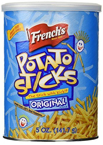 French&#39;s, Potato Sticks, Original, 5oz Canister (Pack of 3) by French&#39;s