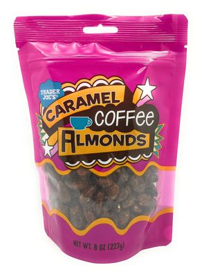 Caramel Coffee Almonds by Trader Joes 8 Oz (227g) - Pack of 1