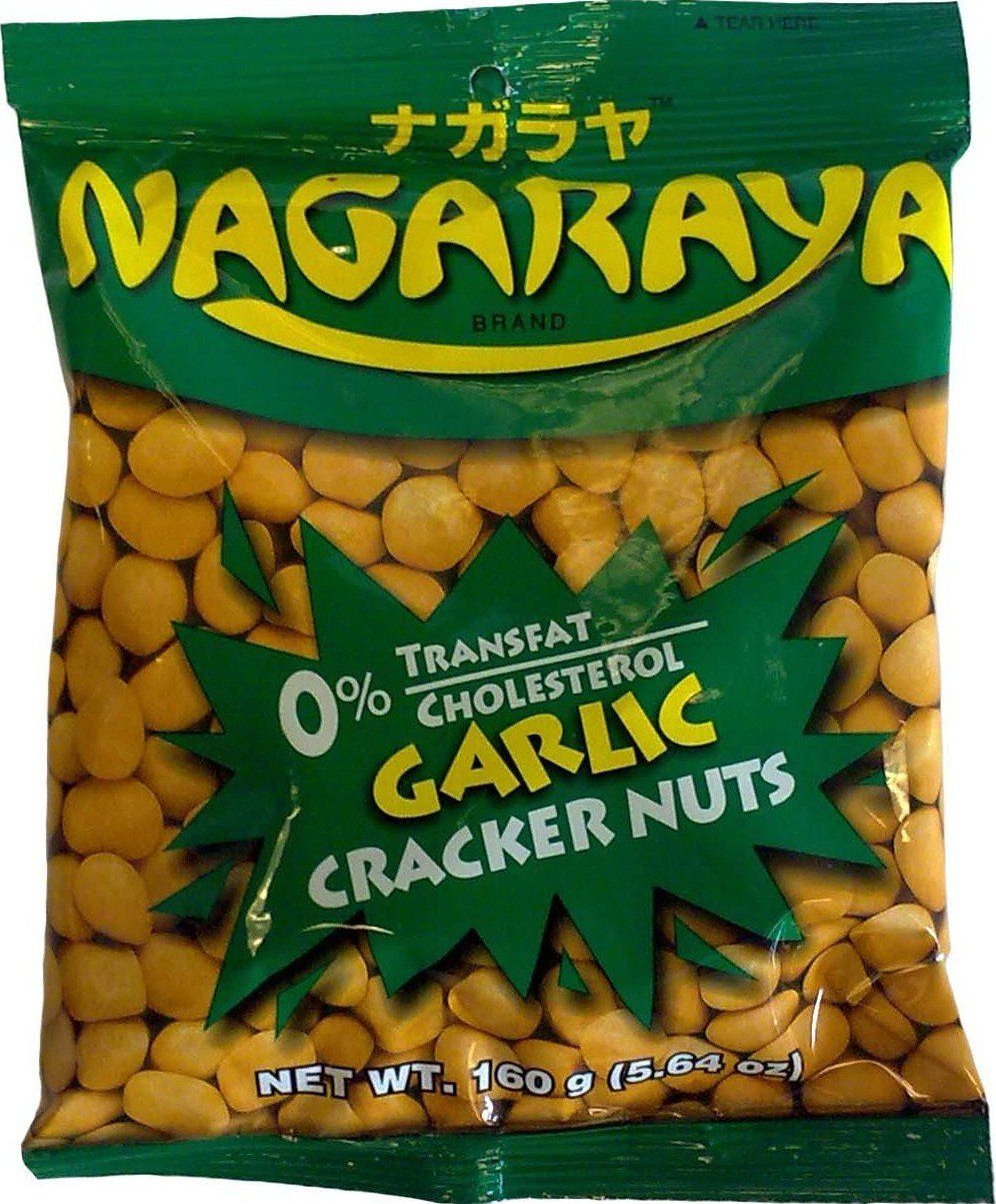 Nagaraya Snack Cracker, Garlic, 7-Ounce (Pack of 8)