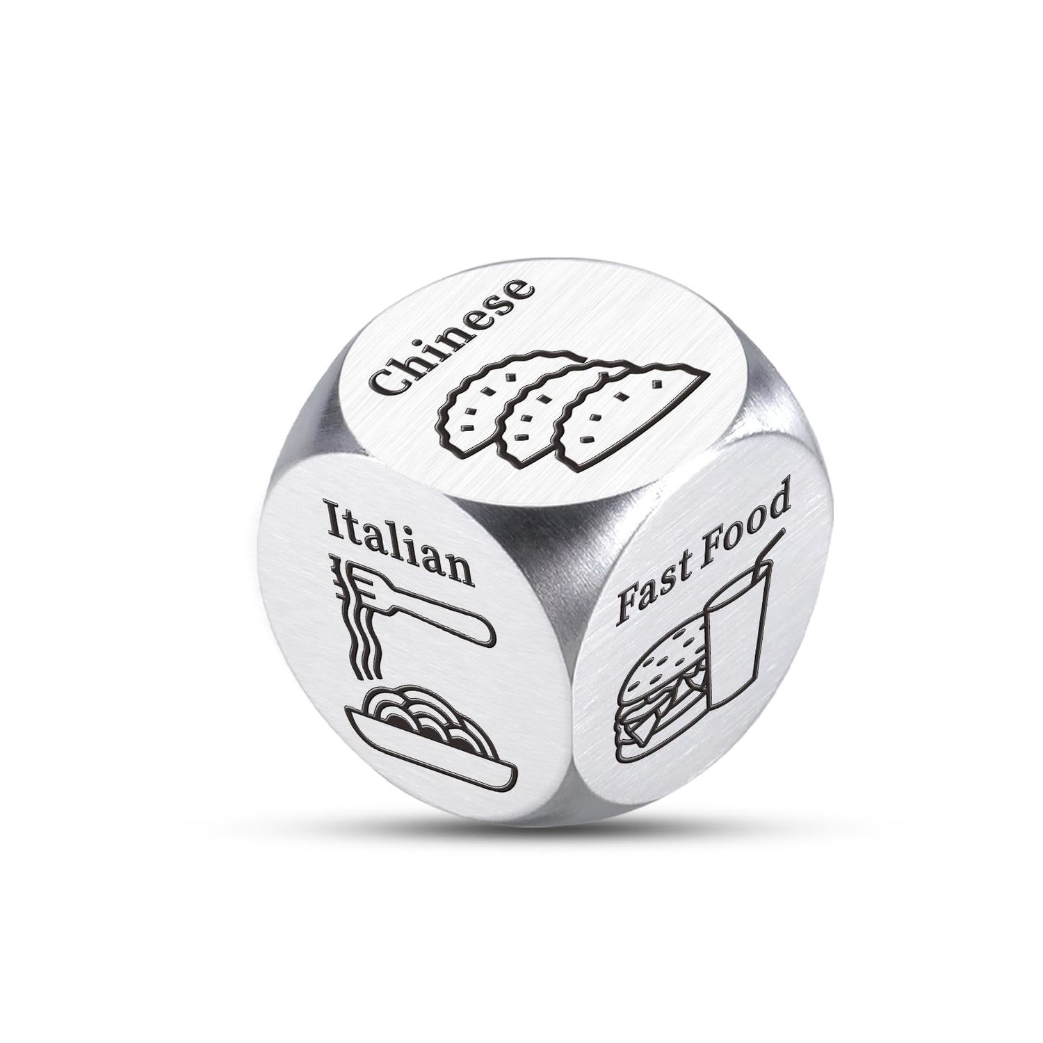 Food Decision Dice, Movie Night Gift Basket, Easter Basket Stuffers for Adults, Gifts for Men Who Have Everything, Husband Gifts from Wife, 11th Anniversary Steel Gifts, What to Eat for Dinner Dice