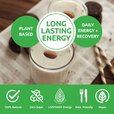 UCAN Energy  Plant Protein Powder - Vegan Plant Based Protein 20g Pea Protein with Amino Acids EAAs &amp; BCCAs - Keto Protein Powder - No Added Sugar, Gluten-Free - Vanilla - 12 Servings