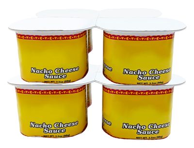 Nacho Cheese Sauce Cup  Snack Pack 3.5 oz.  8 Count