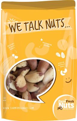 Whole, Shelled Brazil Nuts Roasted with Coconut Oil, Salted With Pink Himalayan Salt Healthy Southern Tastiness Small Batch Roasted, 2 Lbs. Farm Fresh Nuts Brand.