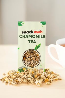 Snack Nosh Loose Leaf Tea, Chamomile Loose Leaf Tea Herbal Tea Variet Pack Caffeine-Free (50 gr, 1,76 Oz) Chamomile