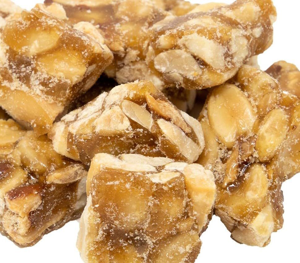 Old Fashioned Crunchy Peanut Squares - 2 lbs in a Resealable Bag to Ensure Freshness