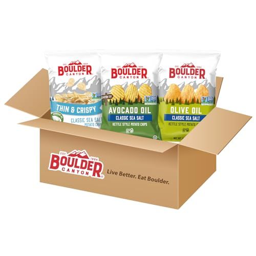 Boulder Canyon Custom Potato Chip 3 Bag Bundle