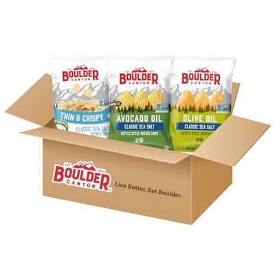 Boulder Canyon Custom Potato Chip 3 Bag Bundle