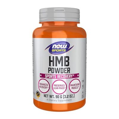 NOW Foods Sports Nutrition, HMB (-Hydroxy -Methylbutyrate)Powder, Sports Recovery, 90 Grams