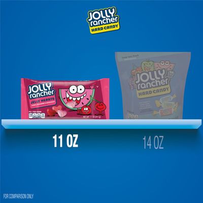 JOLLY RANCHER Assorted Fruit Flavored Jelly Hearts, Valentine's Day Candy Bag, 11 oz