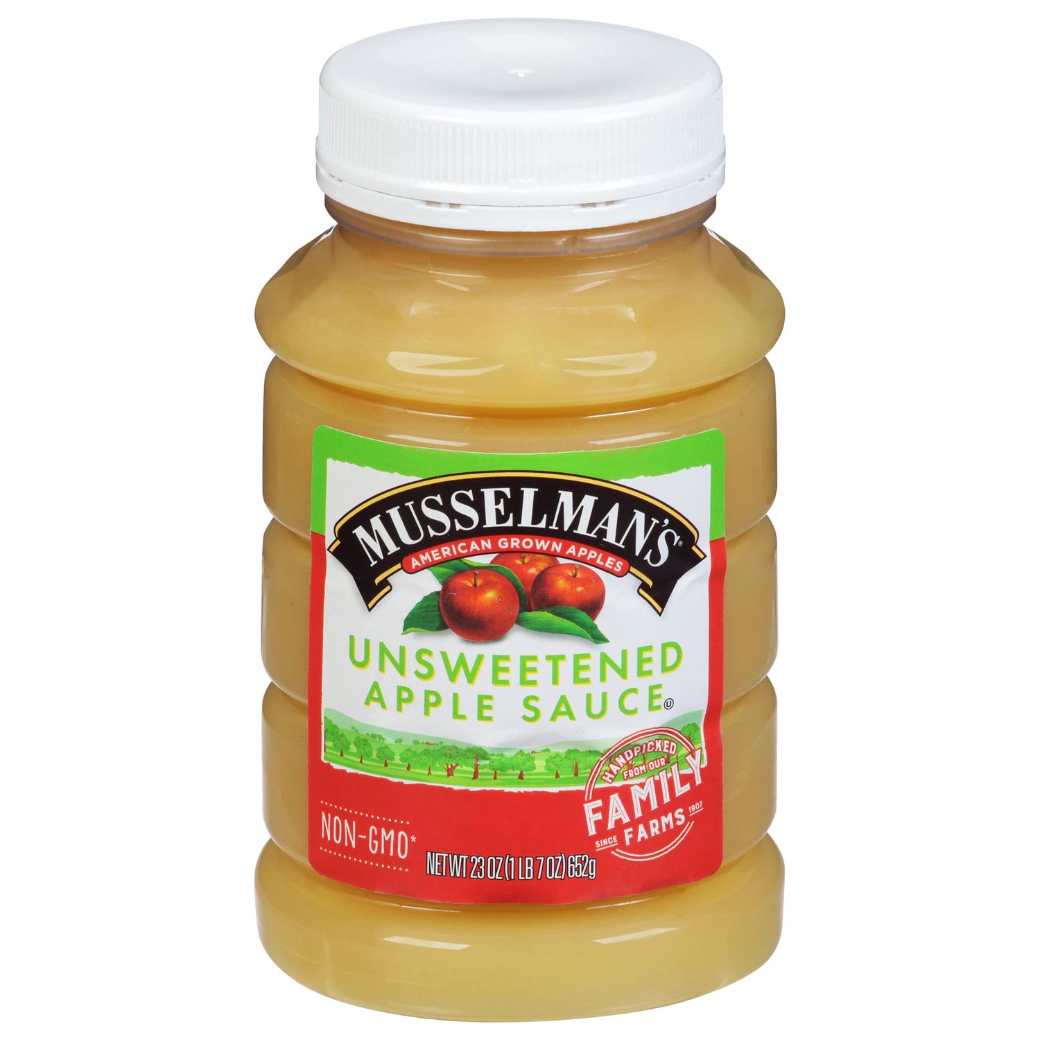 Musselman&#39;s Unsweetened Apple Sauce 23 oz